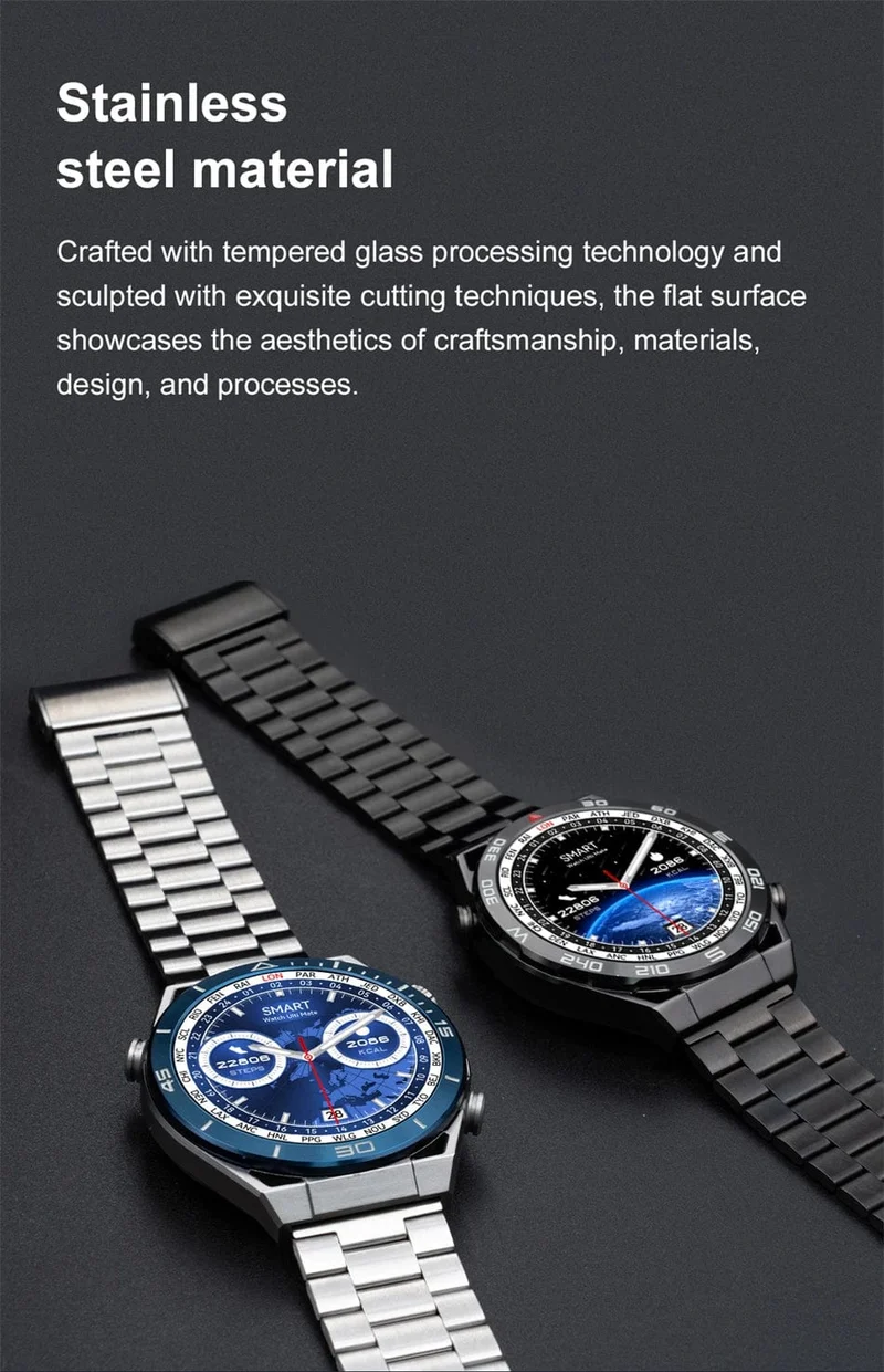 Für Huawei GT6 Pro Smart Watch Männer 390 * 390 HD-Bildschirm Herzfrequenz Bluetooth-Anruf IP67 wasserdichte Sport-SmartWatch für Xiaomi Apple
