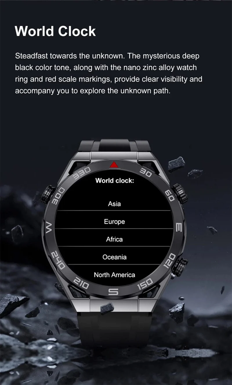 Für Huawei GT6 Pro Smart Watch Männer 390 * 390 HD-Bildschirm Herzfrequenz Bluetooth-Anruf IP67 wasserdichte Sport-SmartWatch für Xiaomi Apple