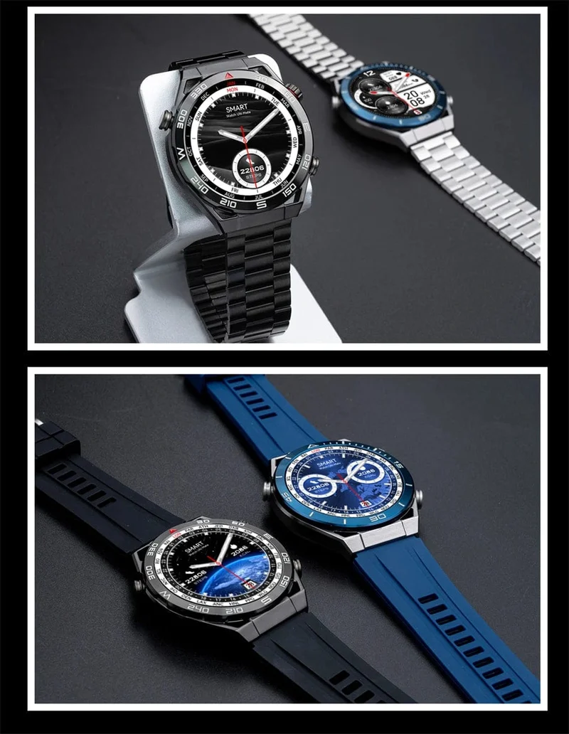 Für Huawei GT6 Pro Smart Watch Männer 390 * 390 HD-Bildschirm Herzfrequenz Bluetooth-Anruf IP67 wasserdichte Sport-SmartWatch für Xiaomi Apple