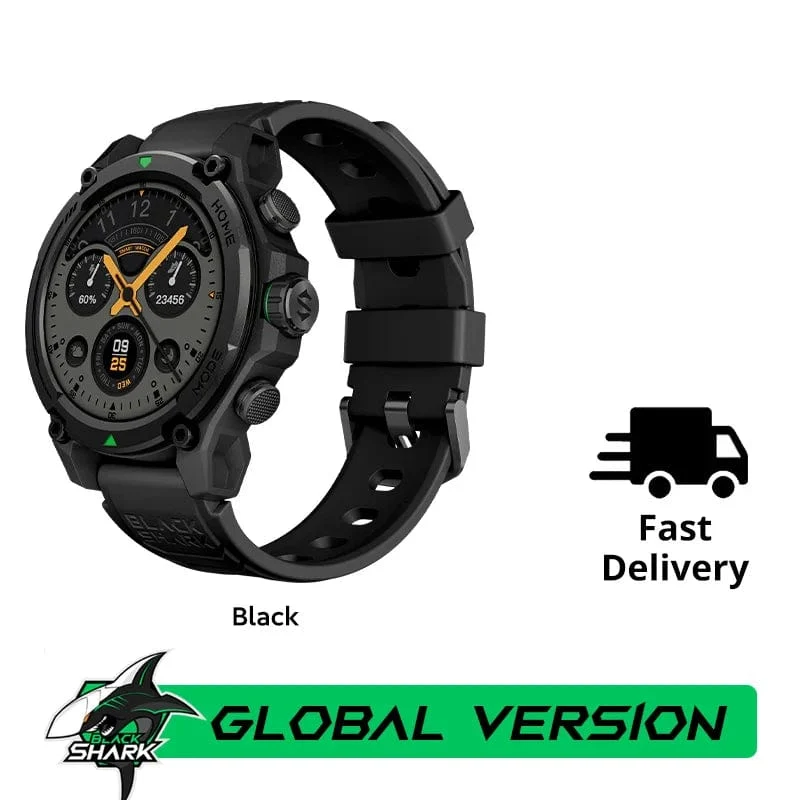 [Weltpremiere] Blackshark GS3 Smart Watch Globale Version 1.43"AMOLED-Display 5ATM 21 Tage Akkulaufzeit GPS-Satellitenpositionierung