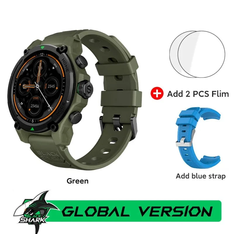 [Weltpremiere] Blackshark GS3 Smart Watch Globale Version 1.43"AMOLED-Display 5ATM 21 Tage Akkulaufzeit GPS-Satellitenpositionierung