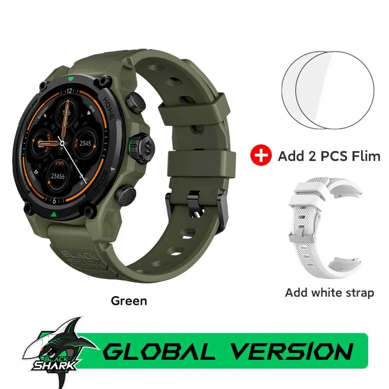 [Weltpremiere] Blackshark GS3 Smart Watch Globale Version 1.43"AMOLED-Display 5ATM 21 Tage Akkulaufzeit GPS-Satellitenpositionierung