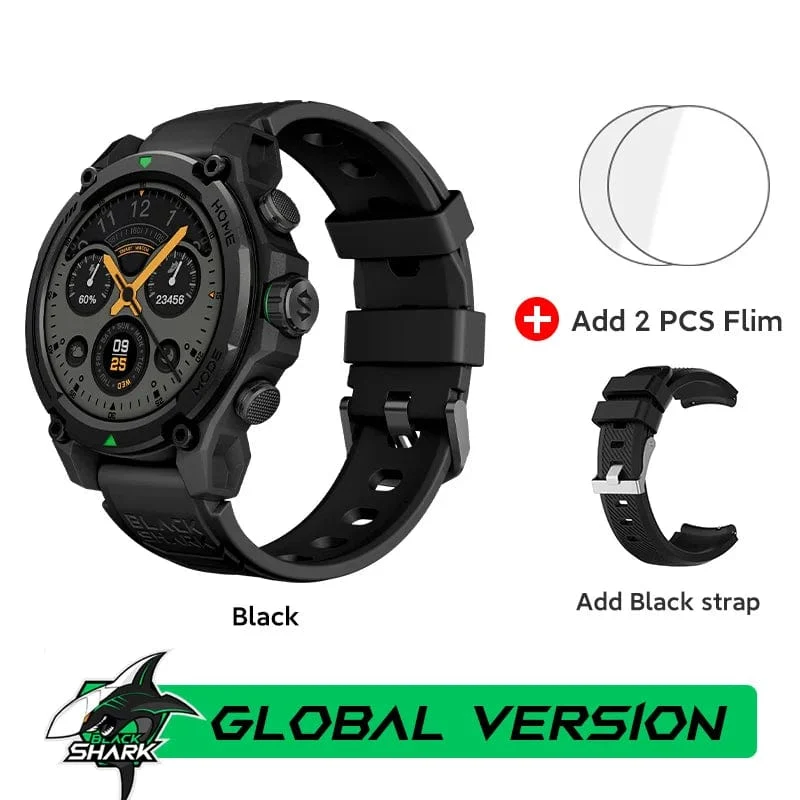 [Weltpremiere] Blackshark GS3 Smart Watch Globale Version 1.43"AMOLED-Display 5ATM 21 Tage Akkulaufzeit GPS-Satellitenpositionierung