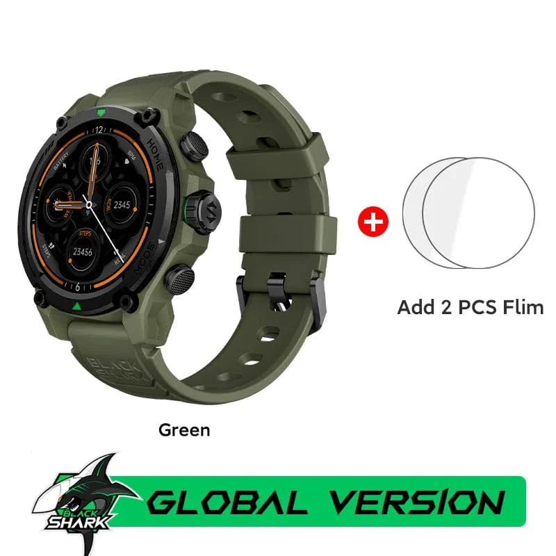 [Weltpremiere] Blackshark GS3 Smart Watch Globale Version 1.43"AMOLED-Display 5ATM 21 Tage Akkulaufzeit GPS-Satellitenpositionierung