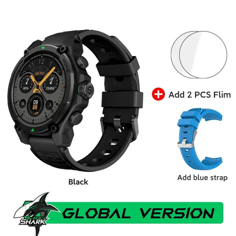 [Weltpremiere] Blackshark GS3 Smart Watch Globale Version 1.43"AMOLED-Display 5ATM 21 Tage Akkulaufzeit GPS-Satellitenpositionierung