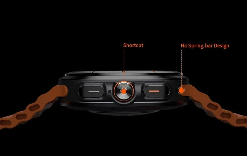 Für Samsung Galaxy Watch 7 Ultra GPS Kompass NFC Smart Watch Outdoor Sports Man AMOLED BT Call IP68 Galaxy 6 Verbesserte Smartwatch