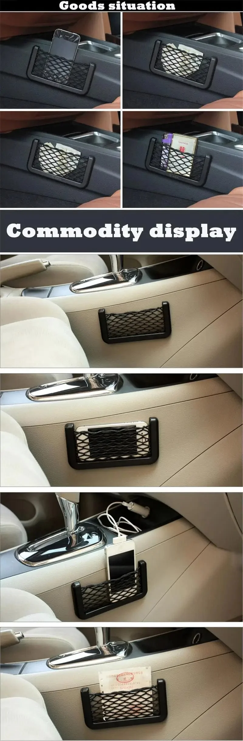 Auto Styling Lagerung Net Box Zubehör Aufkleber Für Toyota Prius 4Runner Sienna i-TRIL PRADO Tacoma RAV4 Aygo Auris