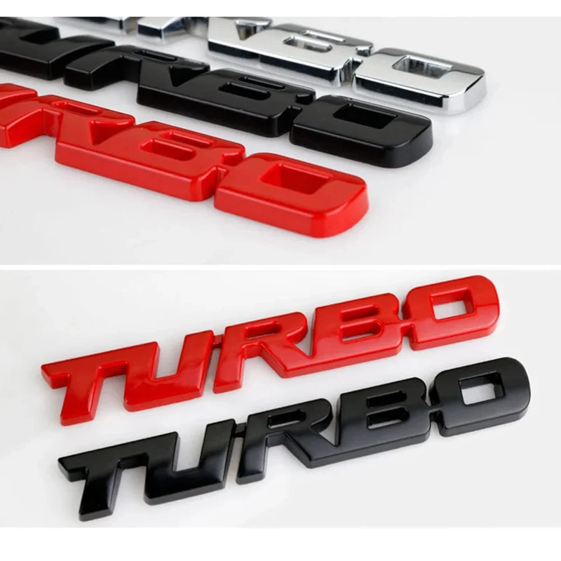 Brandneues Auto-Styling, Auto-Turbo-Boost-Laden, Boosting, 3D-Metall, Chrom-Zink-Legierung, 3D-Emblem, Abzeichen, Aufkleber, Autozubehör