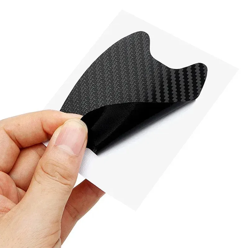 Autoaufkleber Anti-Kratzer Autotürgriff Carbon Fiber Protector Autos Griff Schutzfolie Styling Außenzubehör