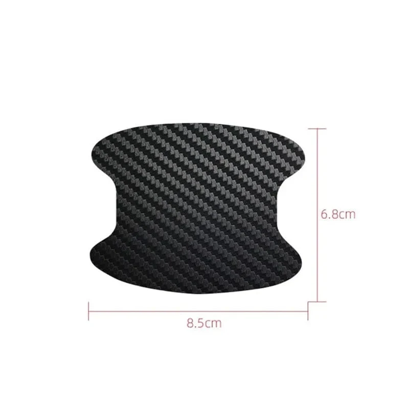 Autoaufkleber Anti-Kratzer Autotürgriff Carbon Fiber Protector Autos Griff Schutzfolie Styling Außenzubehör