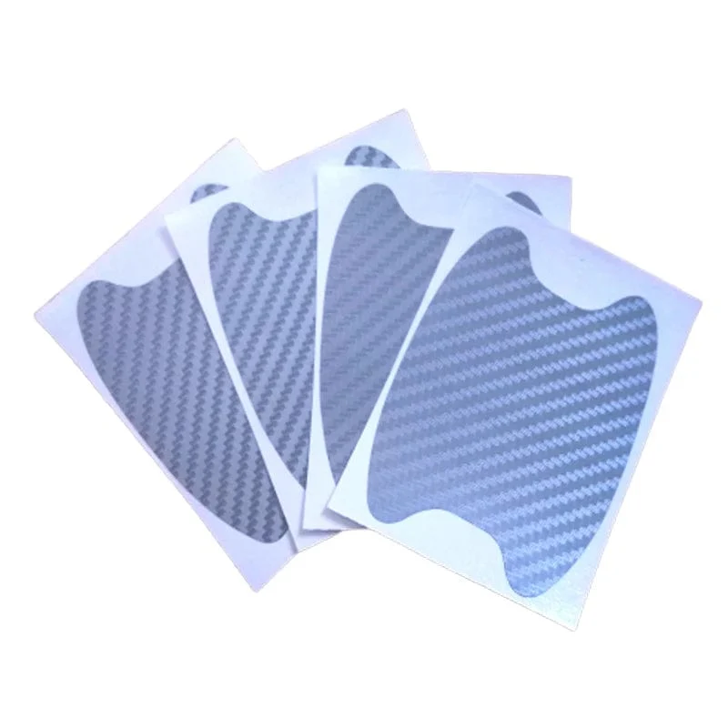 Autoaufkleber Anti-Kratzer Autotürgriff Carbon Fiber Protector Autos Griff Schutzfolie Styling Außenzubehör