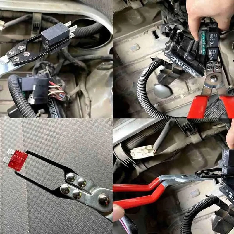 Universal Auto Relais Demontage Klemme Sicherung Puller Relais Sicherung Zange Relais Puller Relais Entferner Zange Auto Und 9 "Werkzeug
