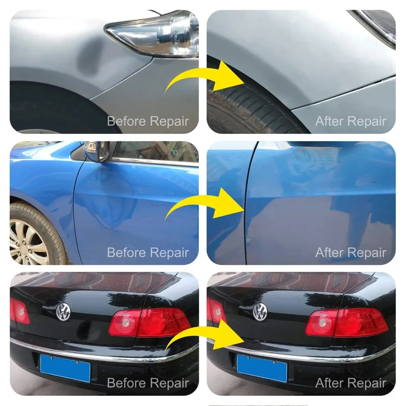 Super PDR-Werkzeug, Dellenentfernungsset fürs Auto, Dellenreparaturset ohne Ausbeulen, Dellenzieher, Saugnäpfe für Dellen an der Karosserie von Autos, Autowerkzeuge