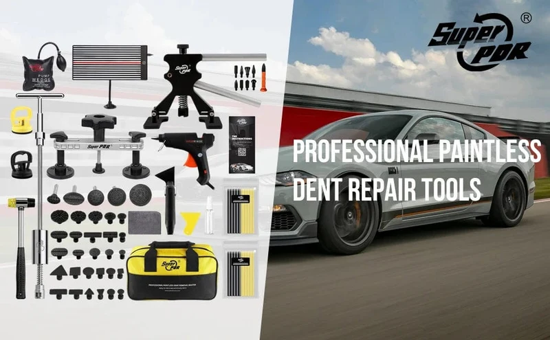 Super PDR-Werkzeug, Dellenentfernungsset fürs Auto, Dellenreparaturset ohne Ausbeulen, Dellenzieher, Saugnäpfe für Dellen an der Karosserie von Autos, Autowerkzeuge