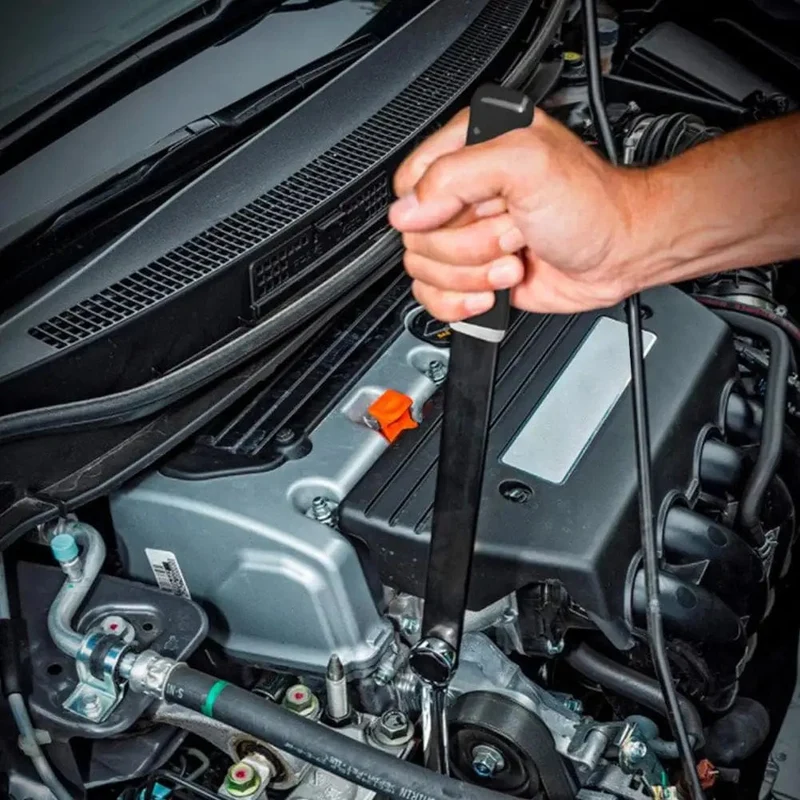 8-teiliges Spannrollen-Einstellschlüssel, Riemenspannung, Spannhebel-Werkzeug, Verlängerungsschlüssel, Werkstatt-Reparatur-Werkzeug