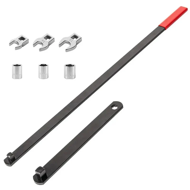 8-teiliges Spannrollen-Einstellschlüssel, Riemenspannung, Spannhebel-Werkzeug, Verlängerungsschlüssel, Werkstatt-Reparatur-Werkzeug