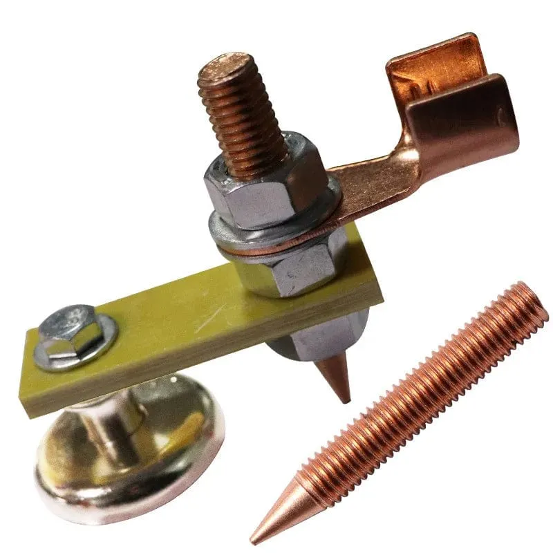 1 stücke Schweißen Magnet Kopf Magnetische Schweißen Erdung Klemme Halter Vorrichtung Starke Schweißer Blatt Metall Reparatur Maschine Erdung Draht Klemme