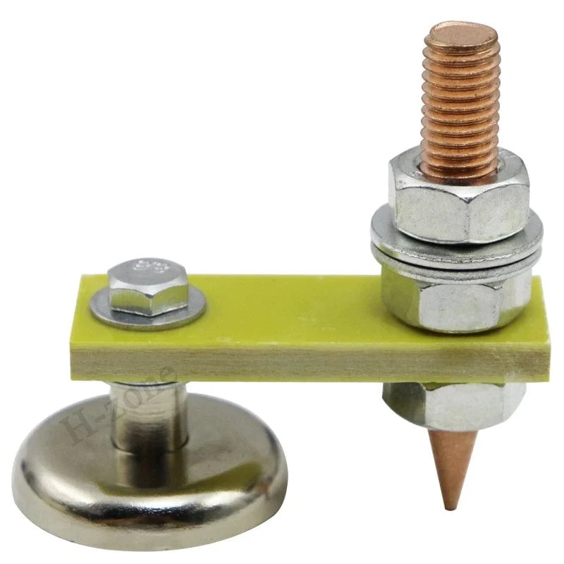 1 stücke Schweißen Magnet Kopf Magnetische Schweißen Erdung Klemme Halter Vorrichtung Starke Schweißer Blatt Metall Reparatur Maschine Erdung Draht Klemme