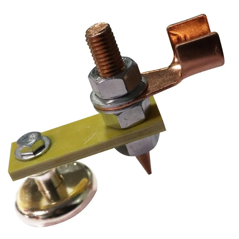 1 stücke Schweißen Magnet Kopf Magnetische Schweißen Erdung Klemme Halter Vorrichtung Starke Schweißer Blatt Metall Reparatur Maschine Erdung Draht Klemme