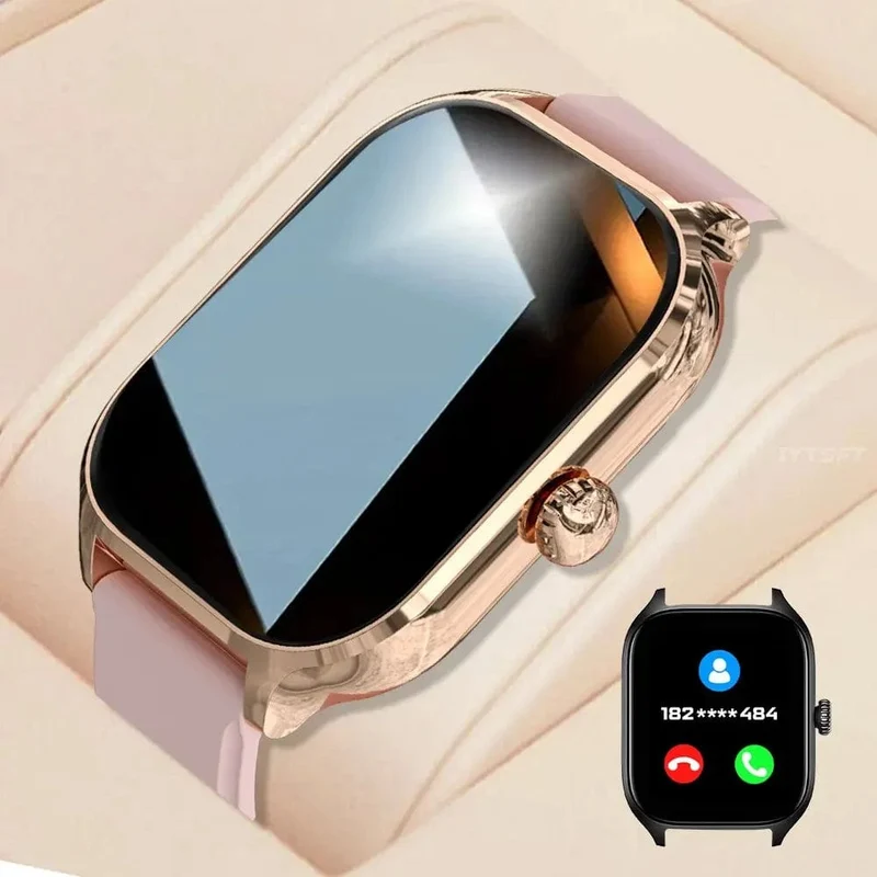 H9 Neue Smart Watch 2.01 Zoll HD-Display Anruf annehmen Nachrichtenvorschau Sportmodi DIY-Zifferblatt Wettervorhersage für Männer und Frauen