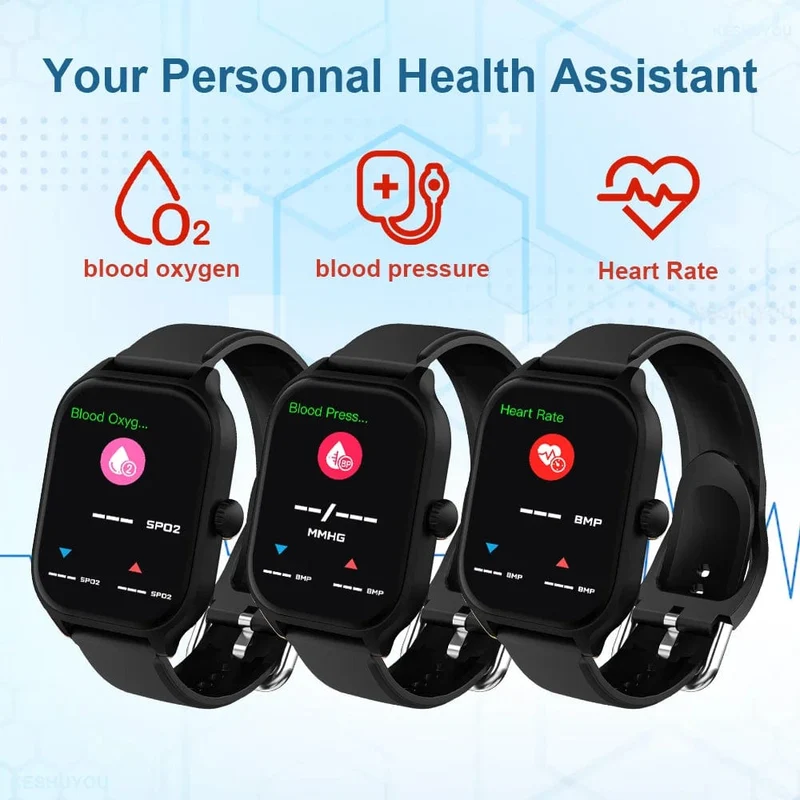 H9 Neue Smart Watch 2.01 Zoll HD-Display Anruf annehmen Nachrichtenvorschau Sportmodi DIY-Zifferblatt Wettervorhersage für Männer und Frauen