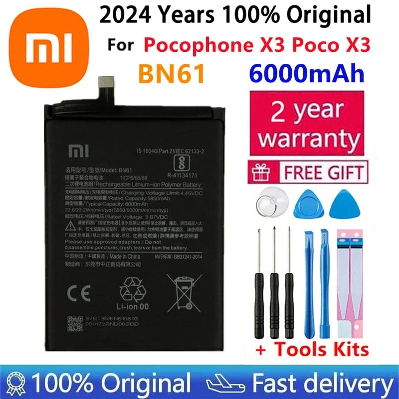 Batterie Für Xiaomi Mi Redmi Hinweis Poco CC9 K20 F2 F3 K30 M3 X3 M4 K40 X4 X5 7 8 8A 8T 9 9T 10 10S 10T 11 11T 11S 12 12T Lite Pro