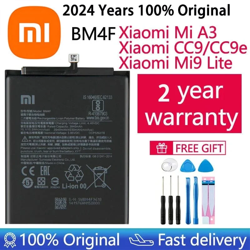 Batterie Für Xiaomi Mi Redmi Hinweis Poco CC9 K20 F2 F3 K30 M3 X3 M4 K40 X4 X5 7 8 8A 8T 9 9T 10 10S 10T 11 11T 11S 12 12T Lite Pro