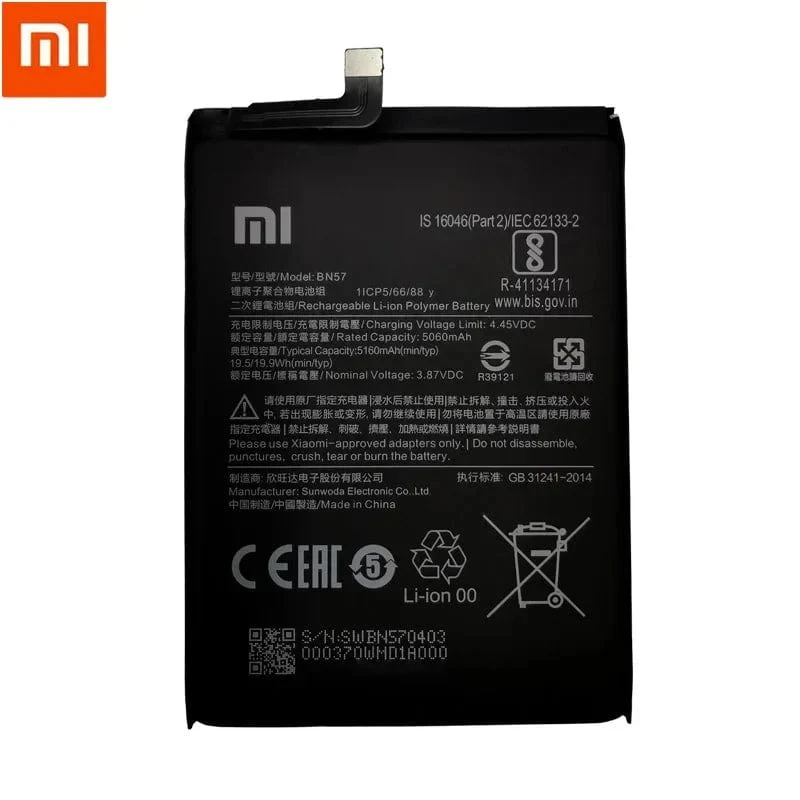Batterie Für Xiaomi Mi Redmi Hinweis Poco CC9 K20 F2 F3 K30 M3 X3 M4 K40 X4 X5 7 8 8A 8T 9 9T 10 10S 10T 11 11T 11S 12 12T Lite Pro
