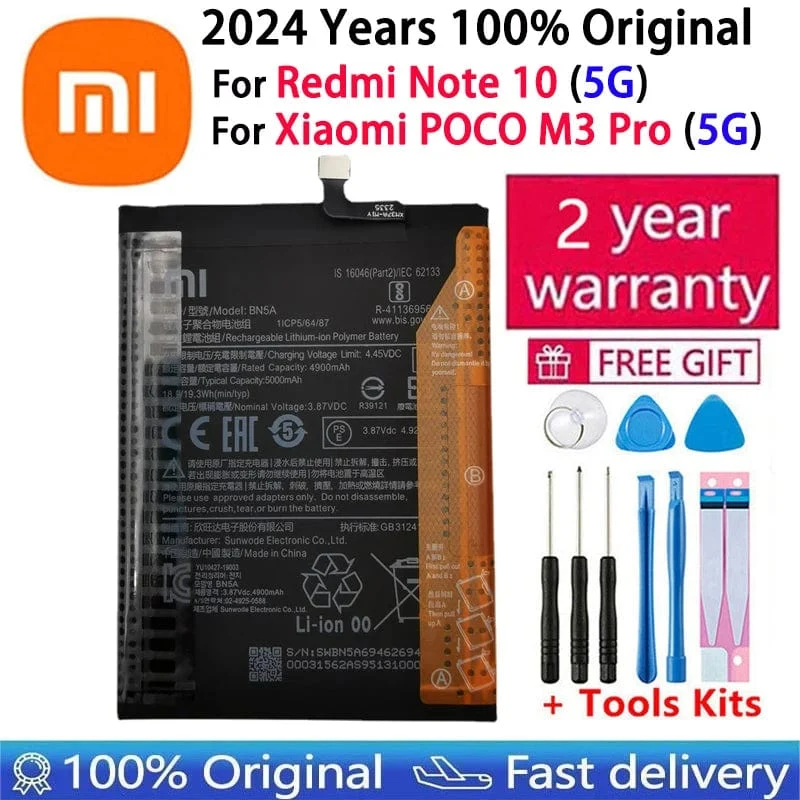 Batterie Für Xiaomi Mi Redmi Hinweis Poco CC9 K20 F2 F3 K30 M3 X3 M4 K40 X4 X5 7 8 8A 8T 9 9T 10 10S 10T 11 11T 11S 12 12T Lite Pro