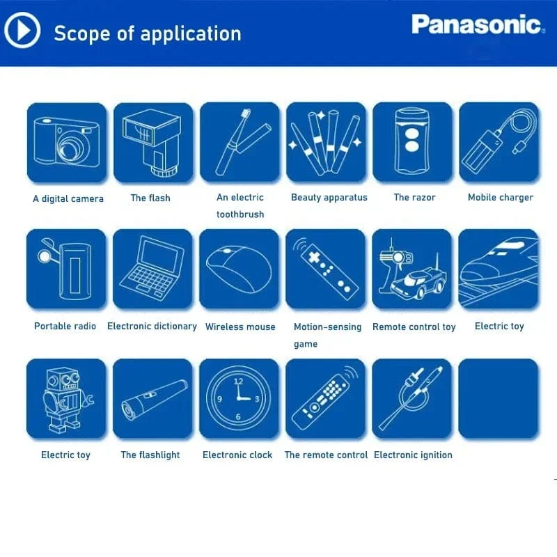 Panasonic Eneloop original AA AAA akku 1.2 v 1900 mAh 800 mAh vorgeladen nimh geeignet für taschenlampe kamera spielzeug