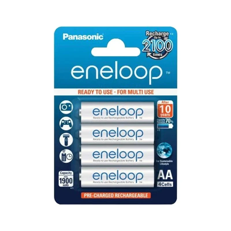 Panasonic Eneloop original AA AAA akku 1.2 v 1900 mAh 800 mAh vorgeladen nimh geeignet für taschenlampe kamera spielzeug