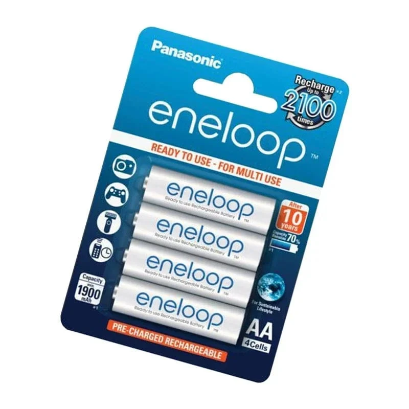 Panasonic Eneloop original AA AAA akku 1.2 v 1900 mAh 800 mAh vorgeladen nimh geeignet für taschenlampe kamera spielzeug