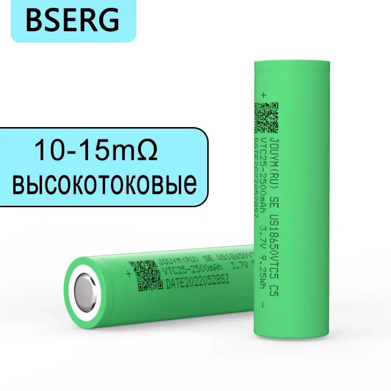 18650 Akku 2500mAh 3.7V Hochstrom Leistungsstarke Lithium 30A VTC5 C5 Schraubendreher Power Cell