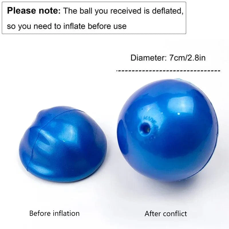 Offene Kugel für Uhrengehäuse, blau, 7 cm Durchmesser, langlebiger Gummi, sicher, zuverlässig, tragbar, Reibungskugel für Uhren, für professionelles Reparaturwerkzeug