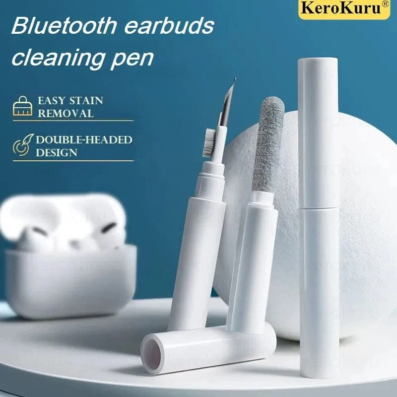 Reinigungswerkzeug für Bluetooth-Kopfhörer für Airpods Pro 3 2 1 Ohrhörer-Gehäusereiniger-Set, Reinigungsbürstenstift für Xiaomi iPhone-Ohrhörer