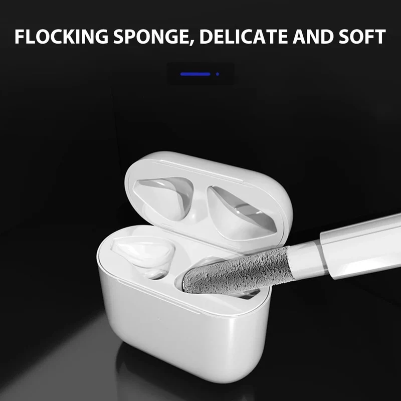 Reinigungswerkzeug für Bluetooth-Kopfhörer für Airpods Pro 3 2 1 Ohrhörer-Gehäusereiniger-Set, Reinigungsbürstenstift für Xiaomi iPhone-Ohrhörer