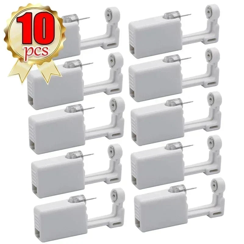 20-teiliges Sicherheits-Ohrpiercing-Pistolen-Set zum Einmalgebrauch, desinfizieren, Sicherheits-Ohrring-Piercer-Maschine, Ohrstecker, Nasenclip, Körperschmuck-Piercing-Werkzeug