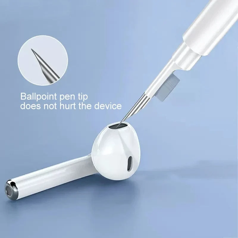 Reinigungswerkzeug für Bluetooth-Kopfhörer für Airpods Pro 3 2 1. Langlebiges Ohrhörer-Gehäuse-Reinigungsset. Reinigungsbürstenstift für Xiaomi Airdots 3Pro.