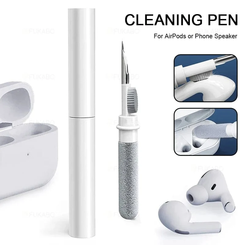 Reinigungswerkzeug für Bluetooth-Kopfhörer für Airpods Pro 3 2 1. Langlebiges Ohrhörer-Gehäuse-Reinigungsset. Reinigungsbürstenstift für Xiaomi Airdots 3Pro.