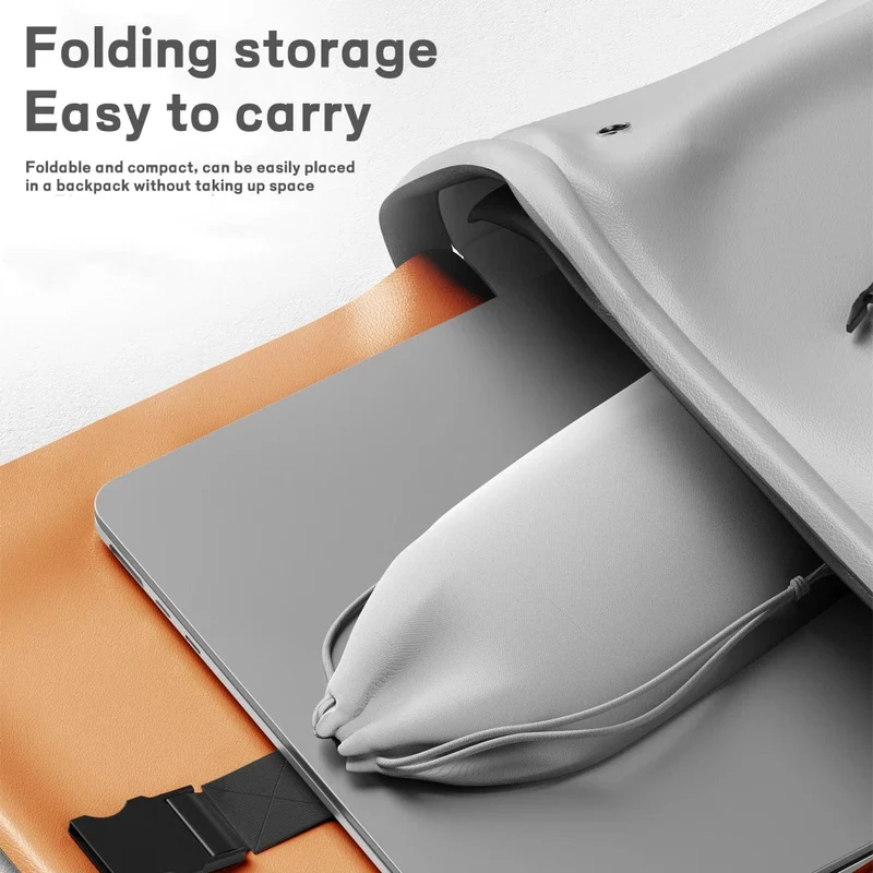 Tragbarer Laptopständer aus Aluminiumlegierung, Computerhalterung, ultraleicht, faltbar, rutschfest, Notebookhalter für MacBook Air Pro
