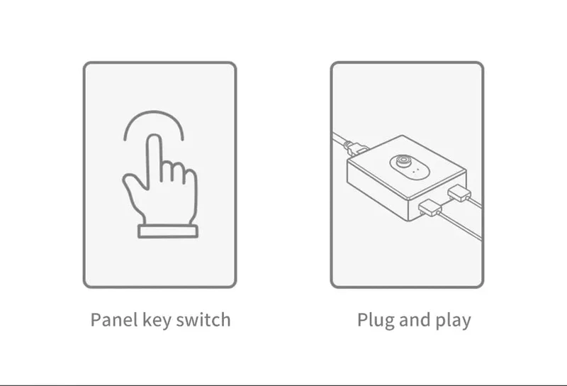 USB 3.0 KVM Switch USB Hub 1x2/2x1 Switcher USB3.0 Schalter Shared Controller Splitter für Laptop Computer Drucker Tastatur Maus