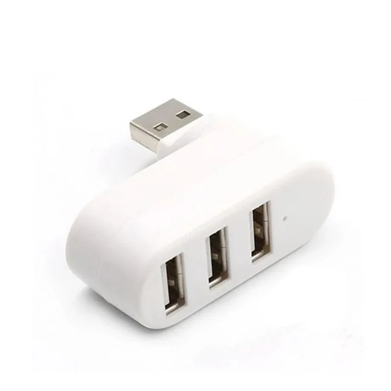 USB Hub 2.0 Adapter Drehen High Speed ​​U Disk Reader Splitter 3 Ports USB 2.0 Für Computer PC Laptop Mac Mini Zubehör
