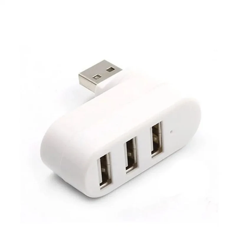 USB Hub 2.0 Adapter Drehen High Speed ​​U Disk Reader Splitter 3 Ports USB 2.0 Für Computer PC Laptop Mac Mini Zubehör