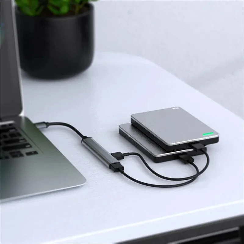 4-in-1 USB 3.0 HUB USB-Hubs Dockingstationen Typ C 3.1 Multi USB Splitter OTG Adapter für PC Computerzubehör Macbook Pro