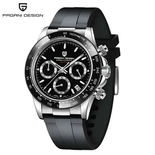 40mm Neue V2 PAGANI DESIGN herren Quarz Uhren Saphir Retro Chronograph Edelstahl Wasserdicht Uhr Männer Relogio Masculino