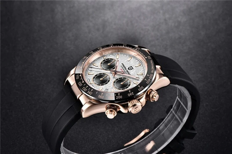 40mm Neue V2 PAGANI DESIGN herren Quarz Uhren Saphir Retro Chronograph Edelstahl Wasserdicht Uhr Männer Relogio Masculino