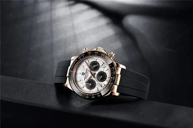 40mm Neue V2 PAGANI DESIGN herren Quarz Uhren Saphir Retro Chronograph Edelstahl Wasserdicht Uhr Männer Relogio Masculino