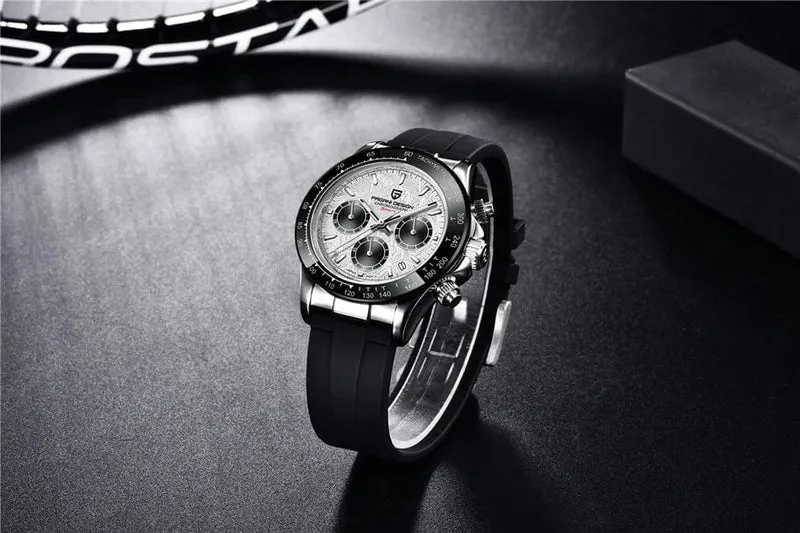 40mm Neue V2 PAGANI DESIGN herren Quarz Uhren Saphir Retro Chronograph Edelstahl Wasserdicht Uhr Männer Relogio Masculino