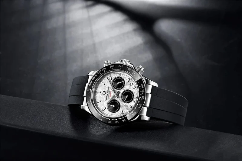 40mm Neue V2 PAGANI DESIGN herren Quarz Uhren Saphir Retro Chronograph Edelstahl Wasserdicht Uhr Männer Relogio Masculino