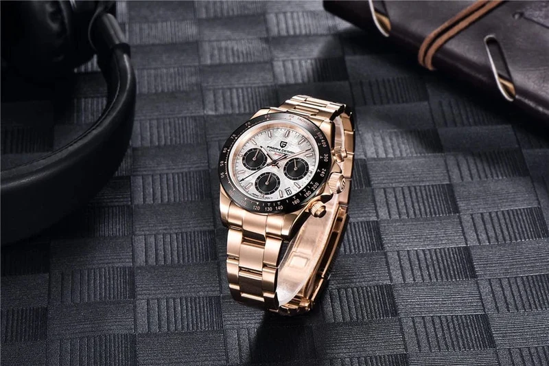 40mm Neue V2 PAGANI DESIGN herren Quarz Uhren Saphir Retro Chronograph Edelstahl Wasserdicht Uhr Männer Relogio Masculino